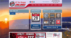 Desktop Screenshot of liltireshoppe.com